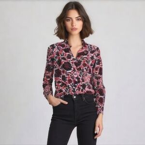Tommy Hilfiger Floral Blouse Sz S